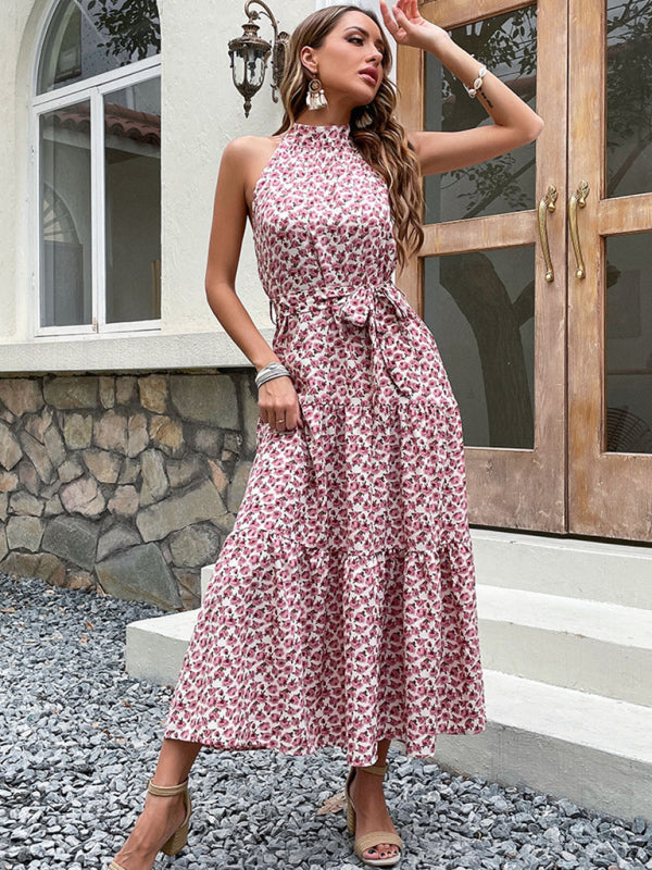 Women's Sling Midi Dress Slim Halter DressTHE QUEEN RUNWAY