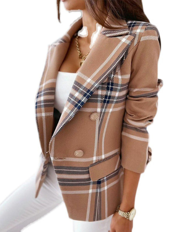 Long Sleeve Fashion Printed Suit Coat - THE QUEEN RUNWAY
