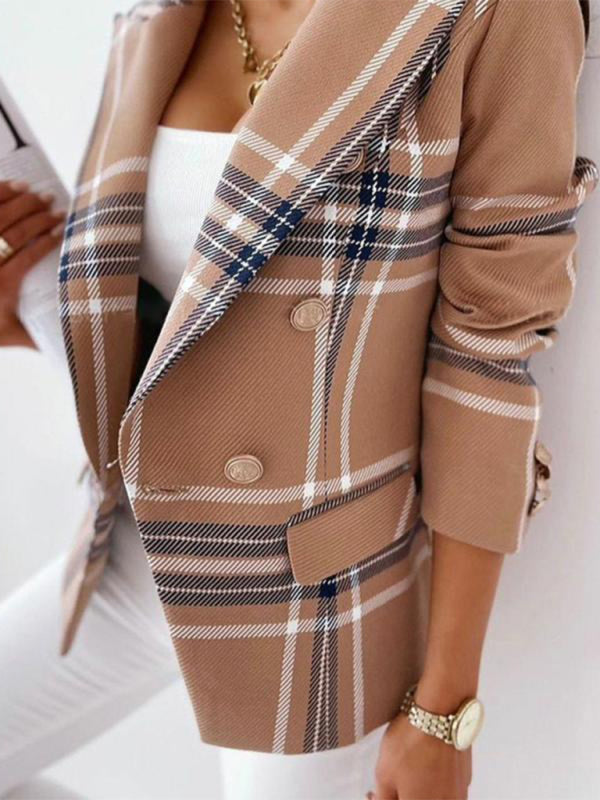 Long Sleeve Fashion Printed Suit Coat - THE QUEEN RUNWAY