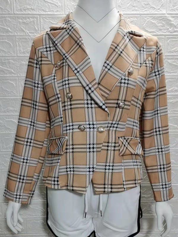 Long Sleeve Fashion Printed Suit Coat - THE QUEEN RUNWAY