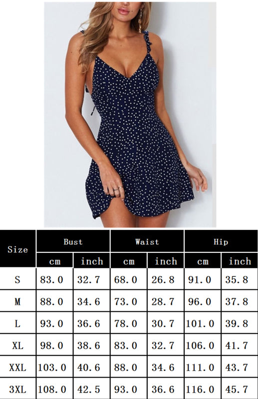 Women'S Casual Polka Dot Print Lace DressTHE QUEEN RUNWAY