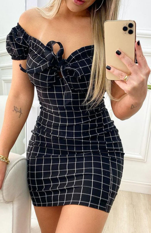 Off Shoulder Skirt Dress