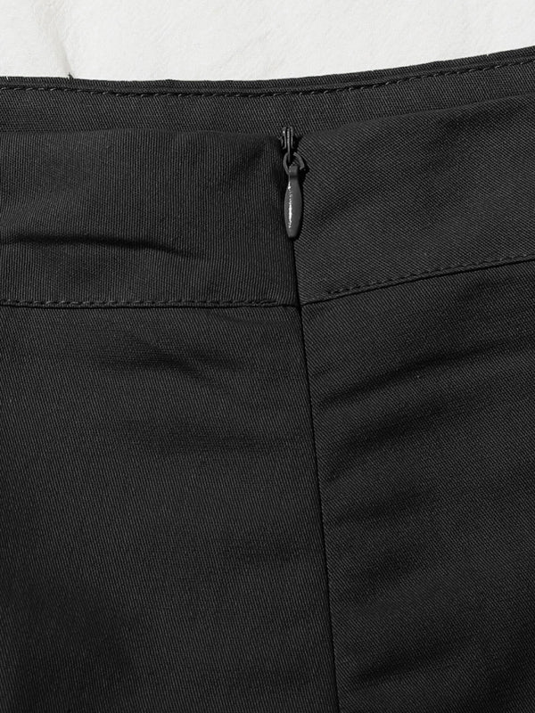 Women's lotus leaf edge loose casual shorts - THE QUEEN RUNWAY