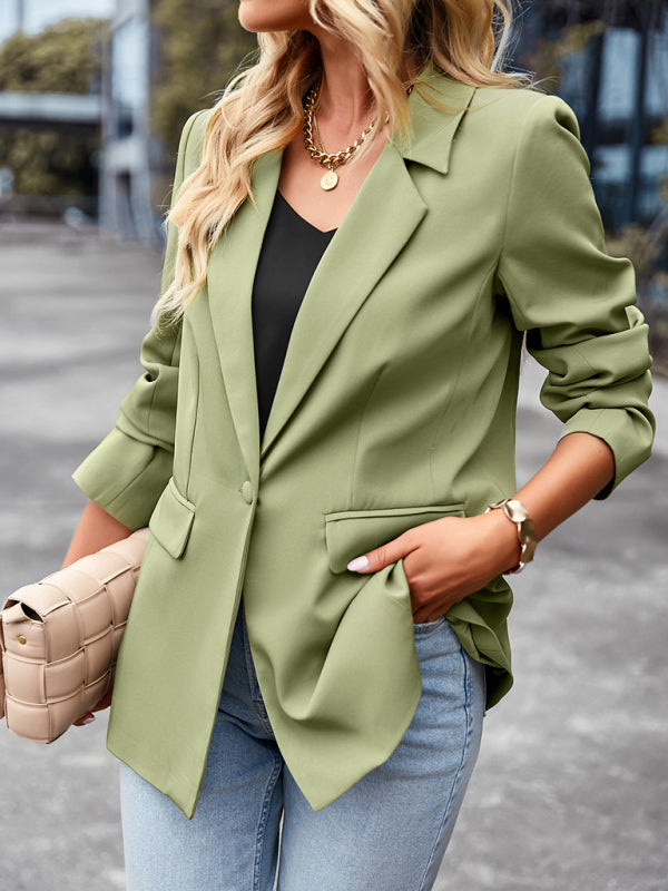 Women's casual long-sleeved small suit jacket - THE QUEEN RUNWAY