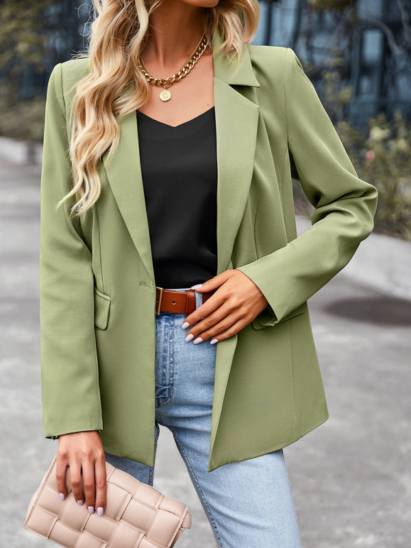 Women's casual long-sleeved small suit jacket - THE QUEEN RUNWAY