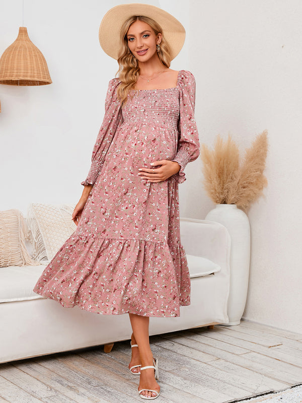Women's chiffon dress small floral dresses - THE QUEEN RUNWAY