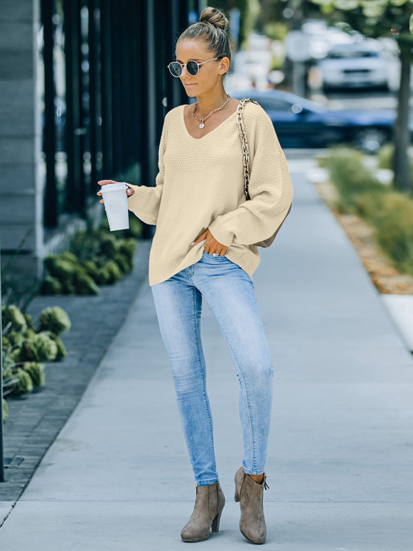 women's lightweight v-neck sweaters