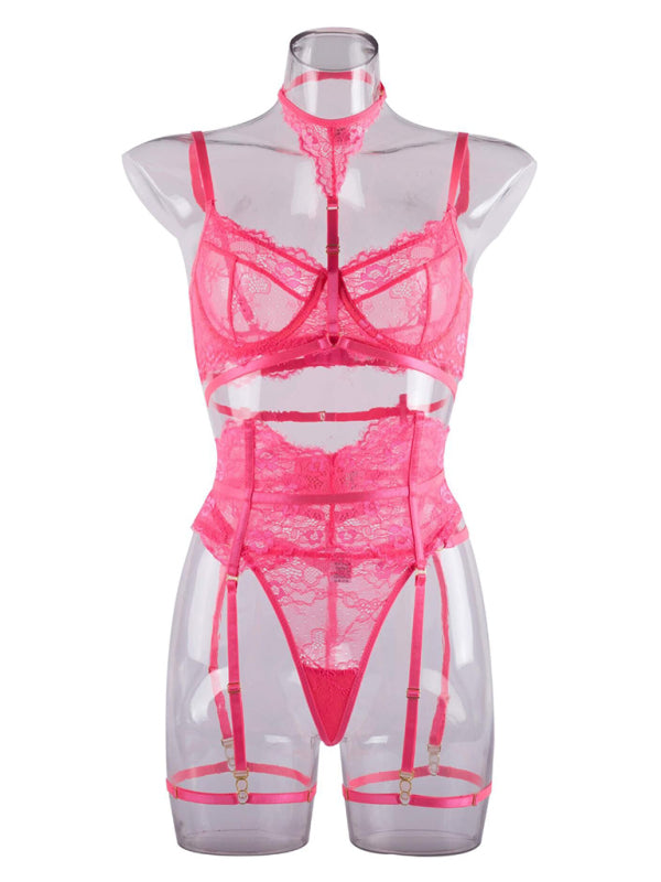 New style sexy sexy women's lace split underwear setTHE QUEEN RUNWAY