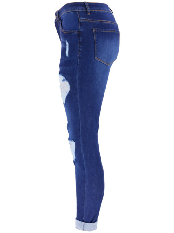 Women's Jagger Ripped Skinny JeansTHE QUEEN RUNWAY