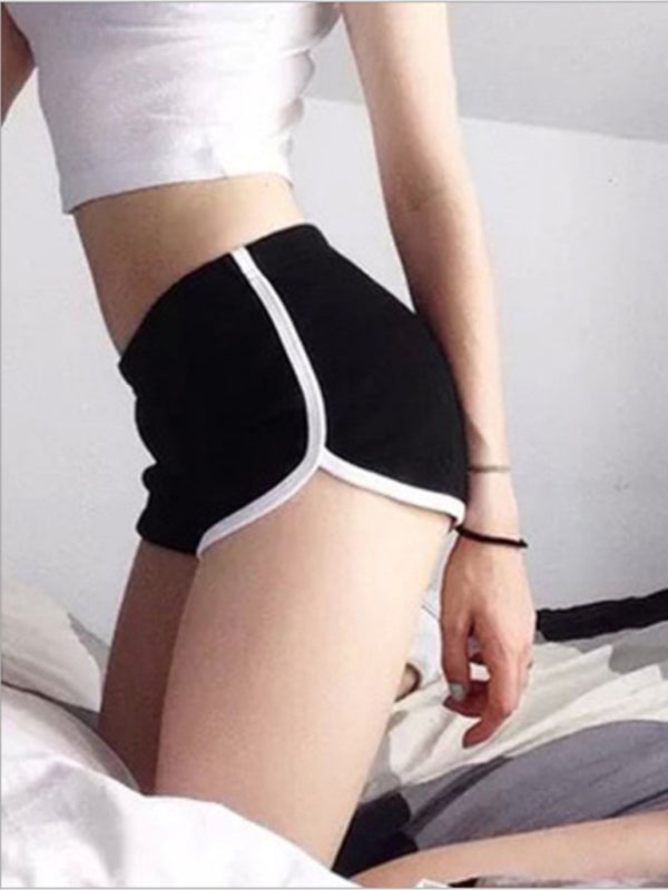 Home casual solid color fashion yoga beach pants candy color hot pants - THE QUEEN RUNWAY