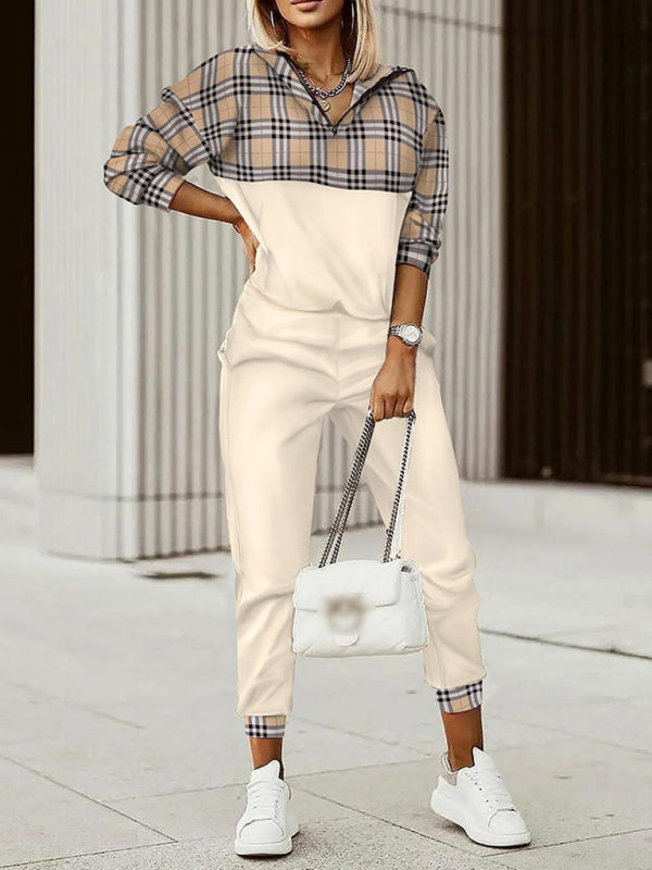 Printed long-sleeved trousers set High-quality sweater set - THE QUEEN RUNWAY