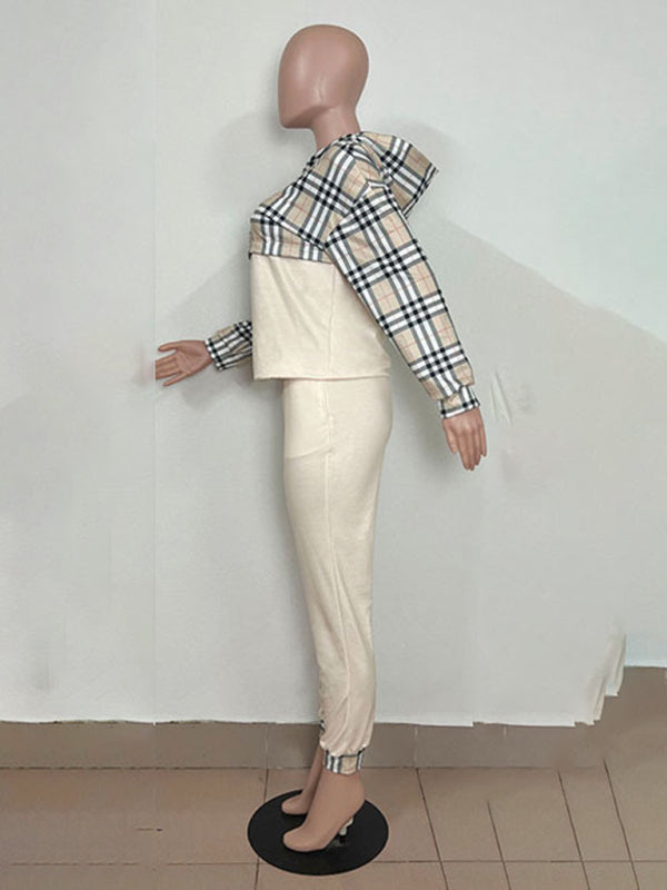 Printed long-sleeved trousers set High-quality sweater set - THE QUEEN RUNWAY