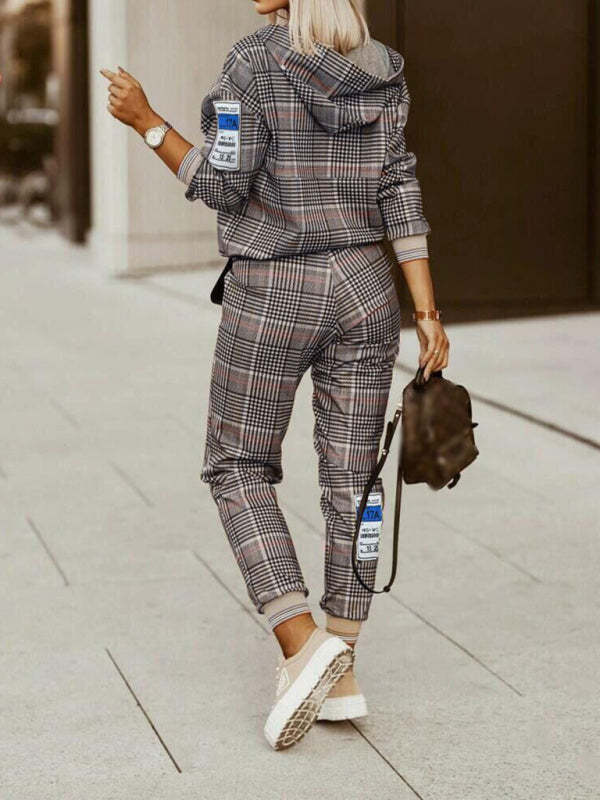 Printed long-sleeved trousers set High-quality sweater set - THE QUEEN RUNWAY