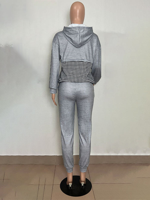 Printed long-sleeved trousers set High-quality sweater set - THE QUEEN RUNWAY