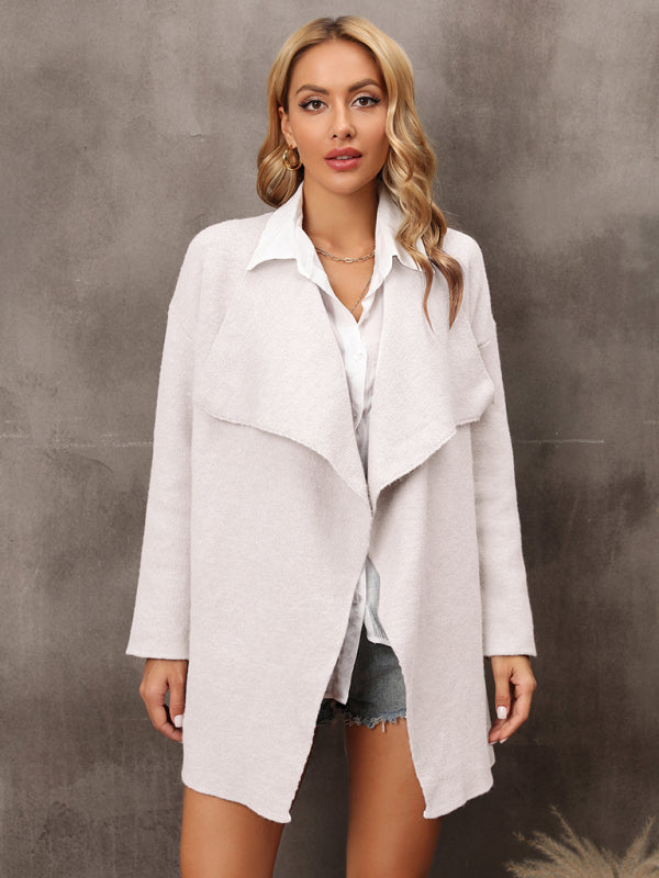 New women's long section personality fashion temperament OL Tongle knitted coat - THE QUEEN RUNWAY