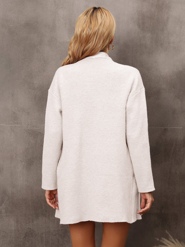 New women's long section personality fashion temperament OL Tongle knitted coat - THE QUEEN RUNWAY