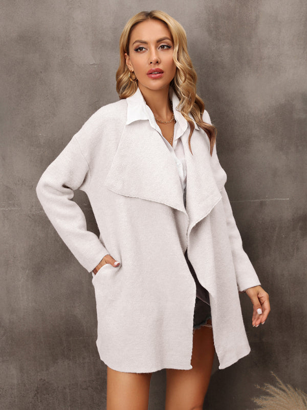 New women's long section personality fashion temperament OL Tongle knitted coat - THE QUEEN RUNWAY