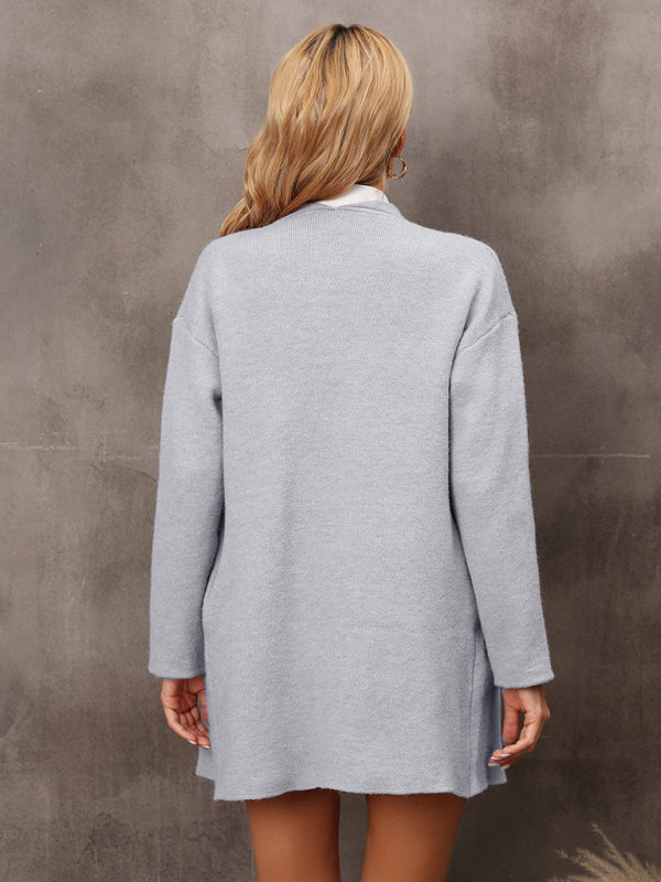 New women's long section personality fashion temperament OL Tongle knitted coat - THE QUEEN RUNWAY