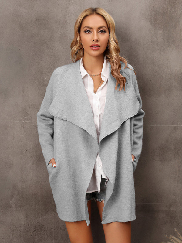 New women's long section personality fashion temperament OL Tongle knitted coat - THE QUEEN RUNWAY