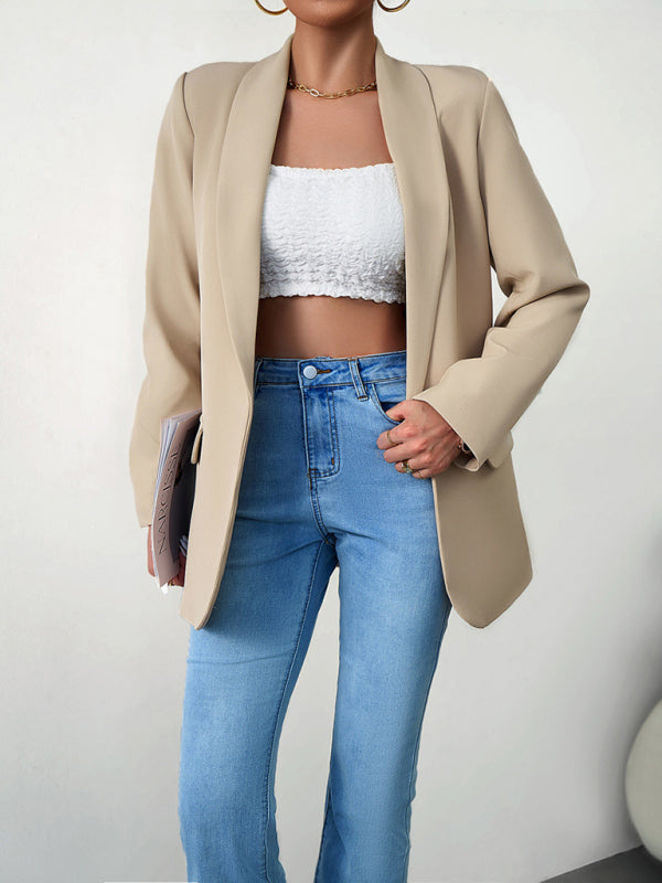 Temperament commuter lapel ladies blazer suit - THE QUEEN RUNWAY