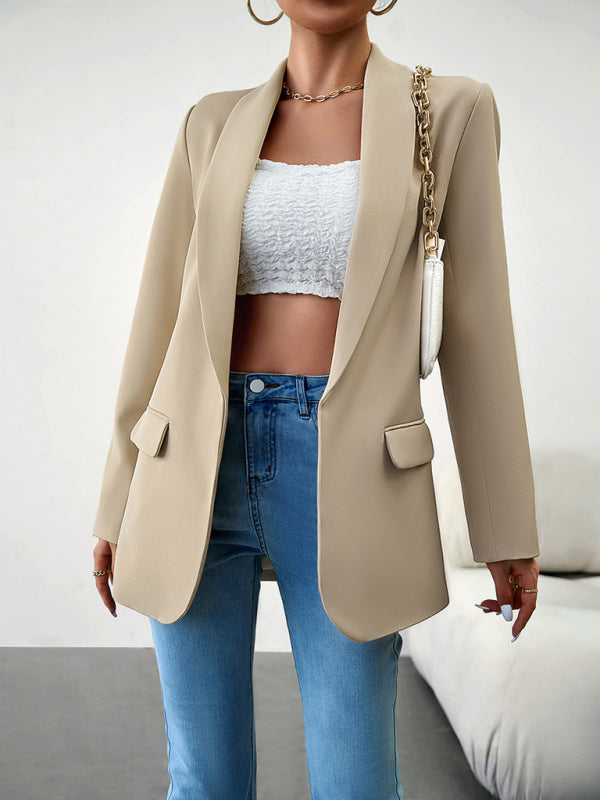 Temperament commuter lapel ladies blazer suit - THE QUEEN RUNWAY