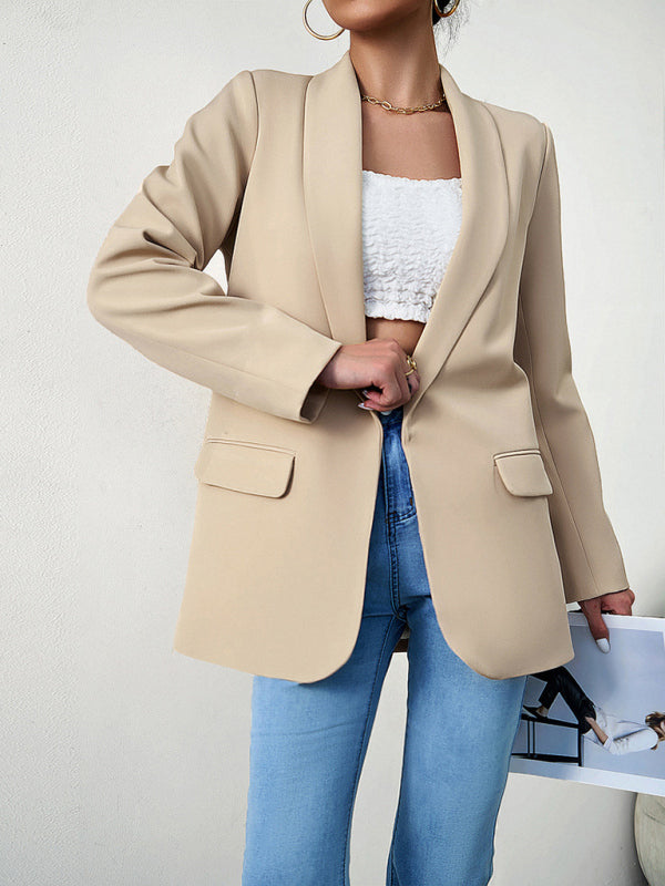 Temperament commuter lapel ladies blazer suit - THE QUEEN RUNWAY