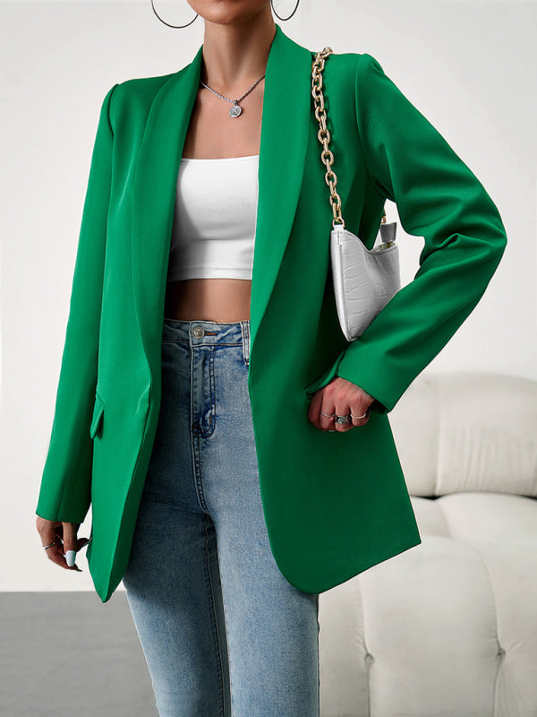 Temperament commuter lapel ladies blazer suit - THE QUEEN RUNWAY