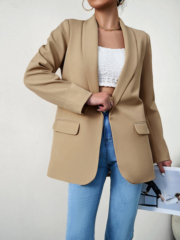 Temperament commuter lapel ladies blazer suit - THE QUEEN RUNWAY