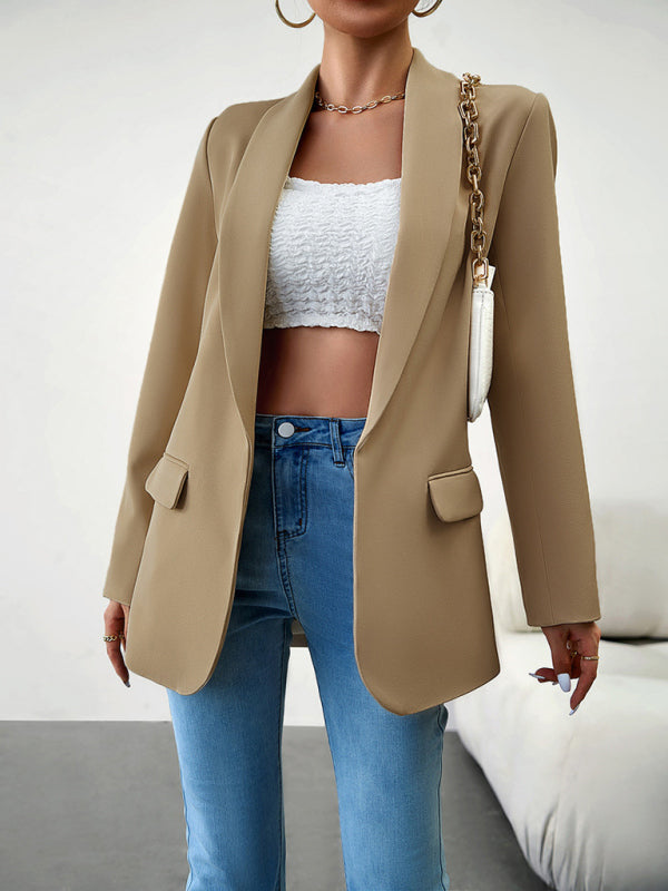 Temperament commuter lapel ladies blazer suit - THE QUEEN RUNWAY