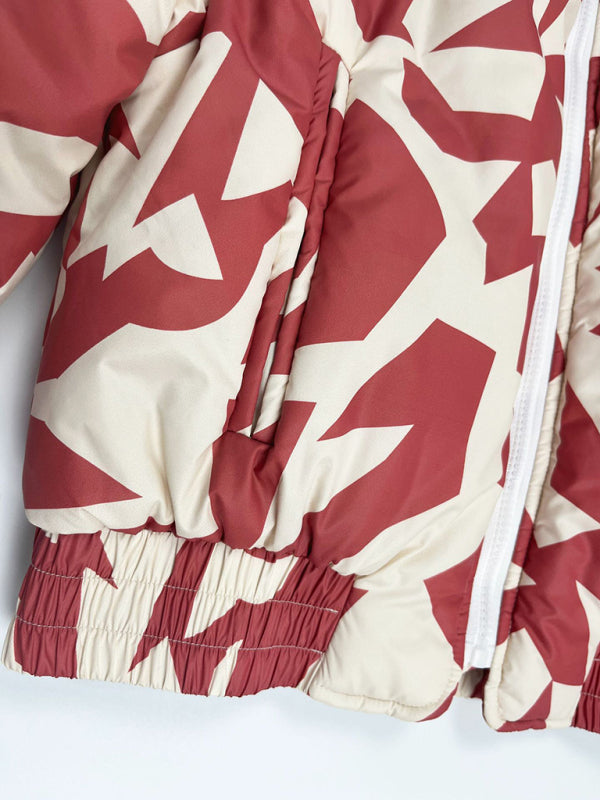 Trendy Loose Winter Print Quilted Coat - THE QUEEN RUNWAY
