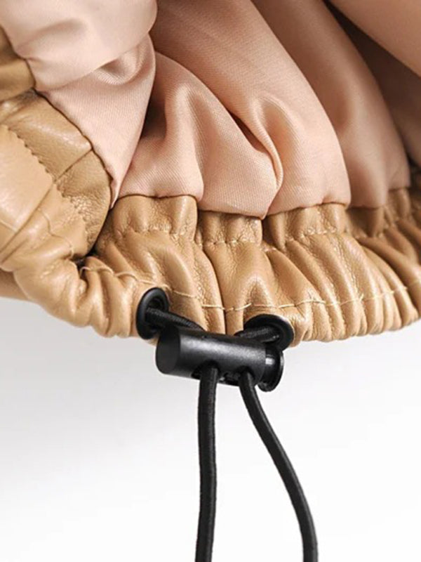 New style stand collar single breasted slim fit padded coat - THE QUEEN RUNWAY