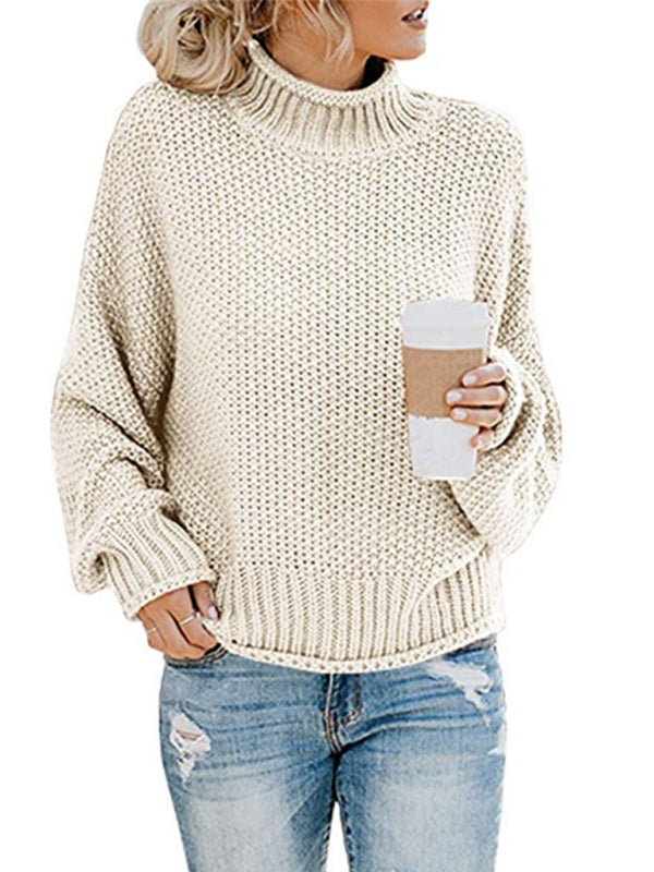 New Fashionable Contrast Color Knitted Sweater Cardigan Jacket Sweater - THE QUEEN RUNWAY