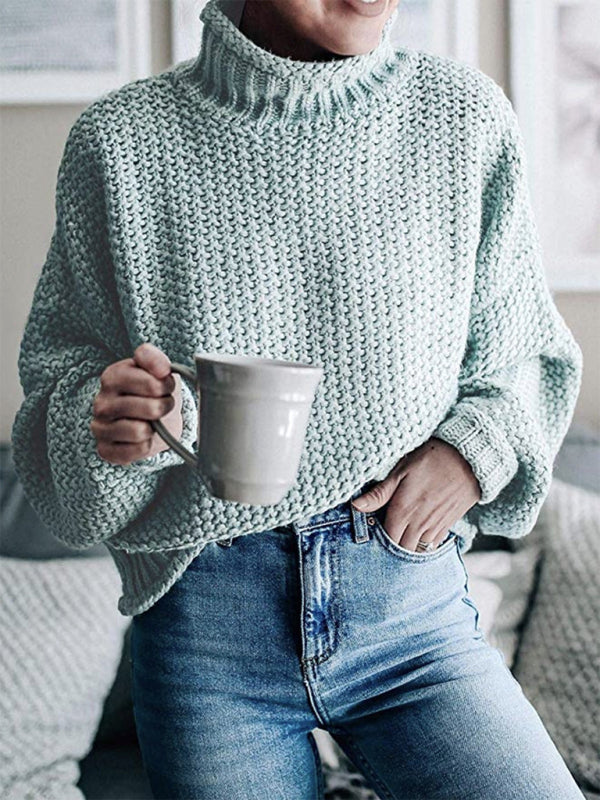 New Fashionable Contrast Color Knitted Sweater Cardigan Jacket Sweater - THE QUEEN RUNWAY