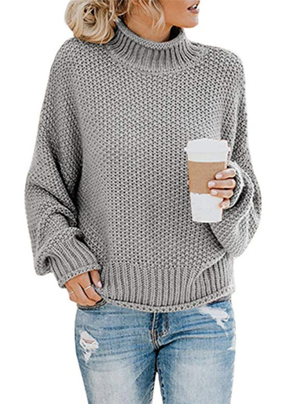 New Fashionable Contrast Color Knitted Sweater Cardigan Jacket Sweater - THE QUEEN RUNWAY