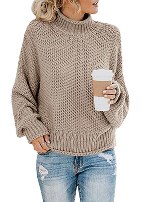 New Fashionable Contrast Color Knitted Sweater Cardigan Jacket Sweater - THE QUEEN RUNWAY