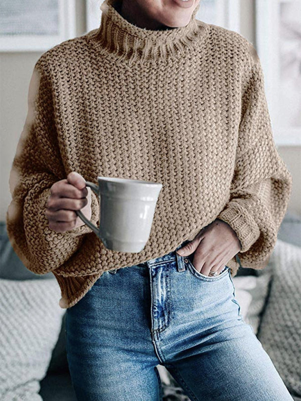 New Fashionable Contrast Color Knitted Sweater Cardigan Jacket Sweater - THE QUEEN RUNWAY