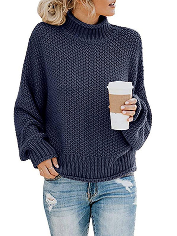 New Fashionable Contrast Color Knitted Sweater Cardigan Jacket Sweater - THE QUEEN RUNWAY