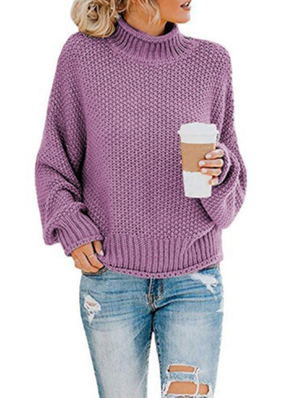 New Fashionable Contrast Color Knitted Sweater Cardigan Jacket Sweater - THE QUEEN RUNWAY