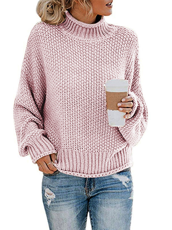 New Fashionable Contrast Color Knitted Sweater Cardigan Jacket Sweater - THE QUEEN RUNWAY