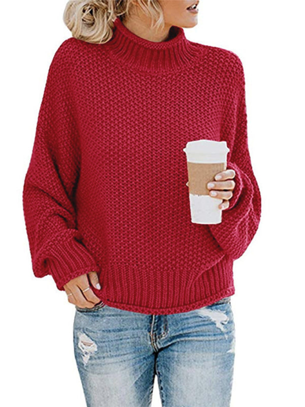 New Fashionable Contrast Color Knitted Sweater Cardigan Jacket Sweater - THE QUEEN RUNWAY